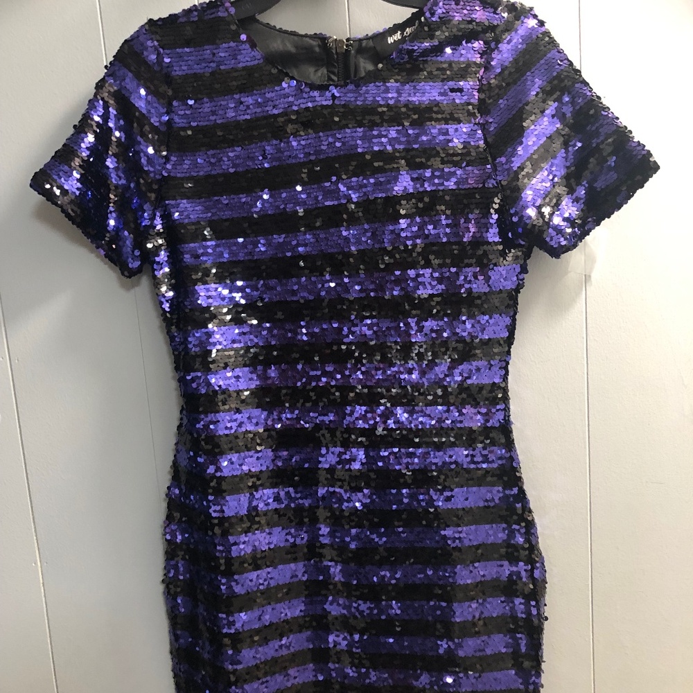 Wet Seal Sequin Mini Dress Size S